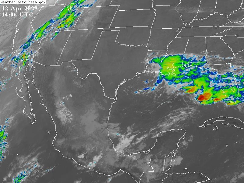 Miércoles con probabilidad de lloviznas y lluvias y tormentas