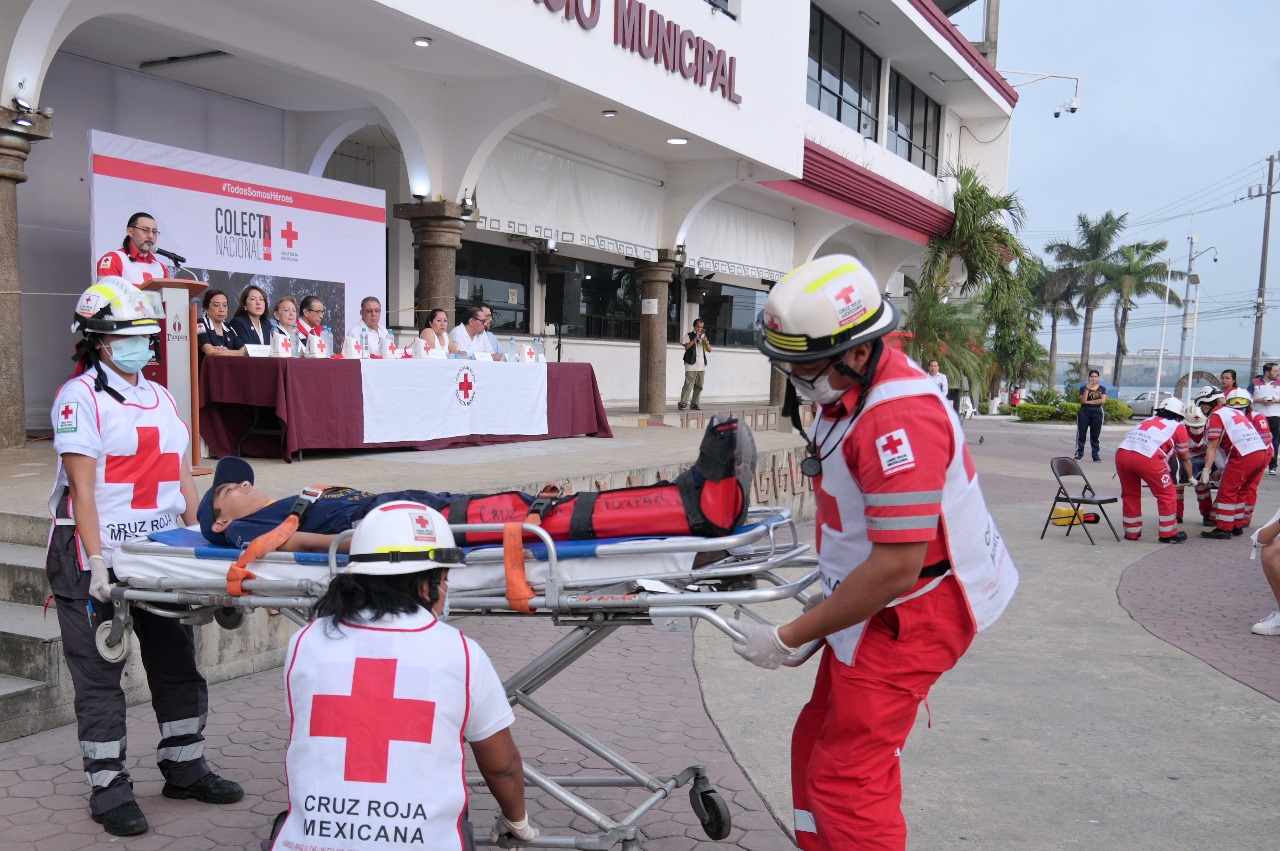 Inicia colecta anual de Cruz Roja Delegación Tuxpan