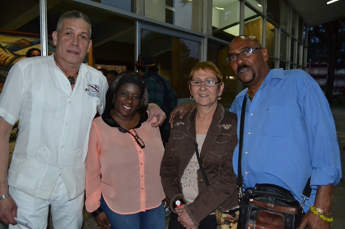 Julio Vega, Arisleida Morales, Alina Castellanos y Raúl Contreras