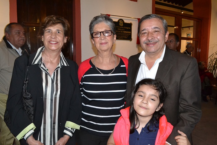 Aracely Friscione, Rebeca Bouchez, Carlos Rodríguez y Andrea Rosales