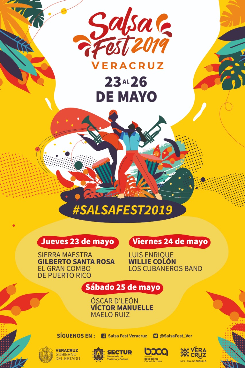 Presentan SalsaFest 2019 en Boca del Río