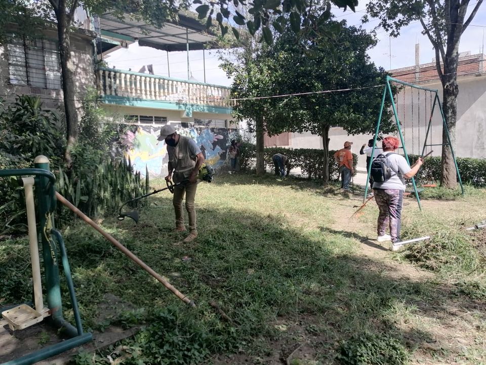 Jornada de mantenimiento en el Parque Ecológico Constituyentes