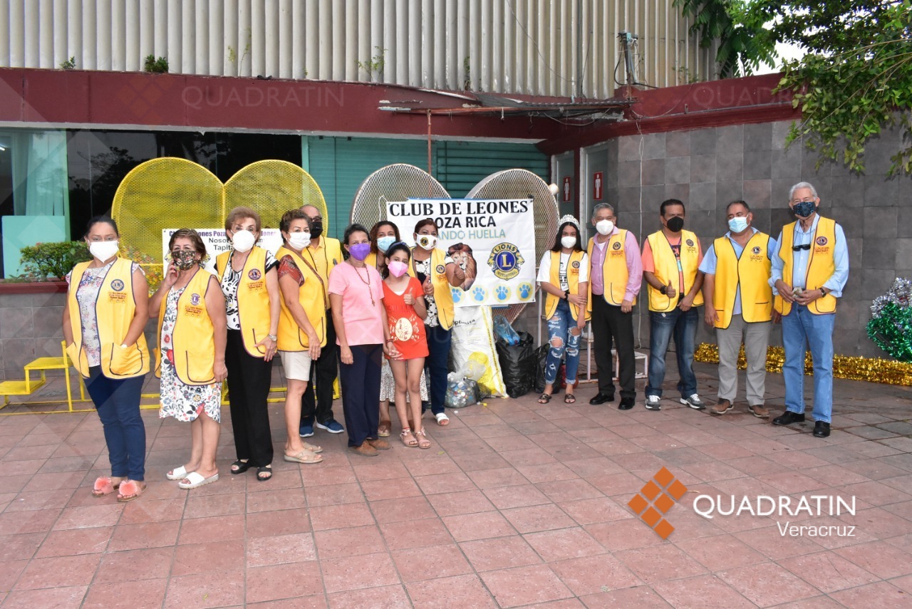 Club de Leones apoya a niños enfermos de cáncer, en Poza Rica
