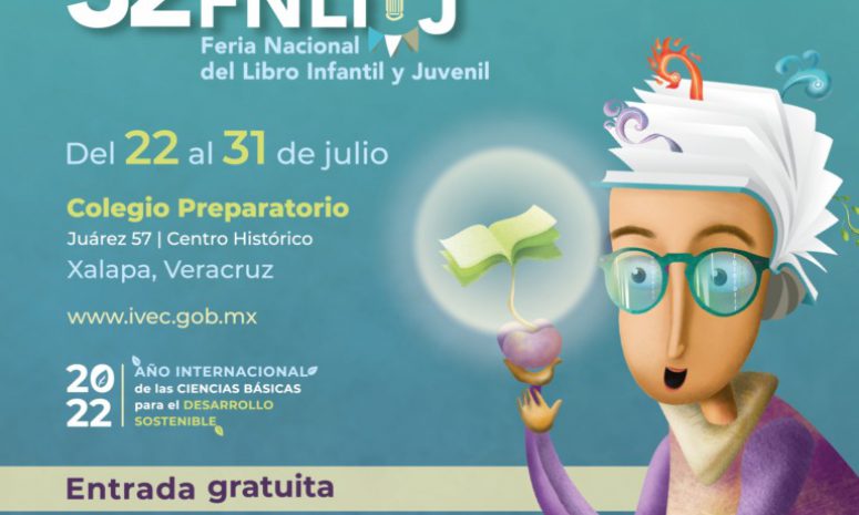Invita Ivec a 32 Feria Nacional del Libro Infantil y Juvenil Xalapa 2022 