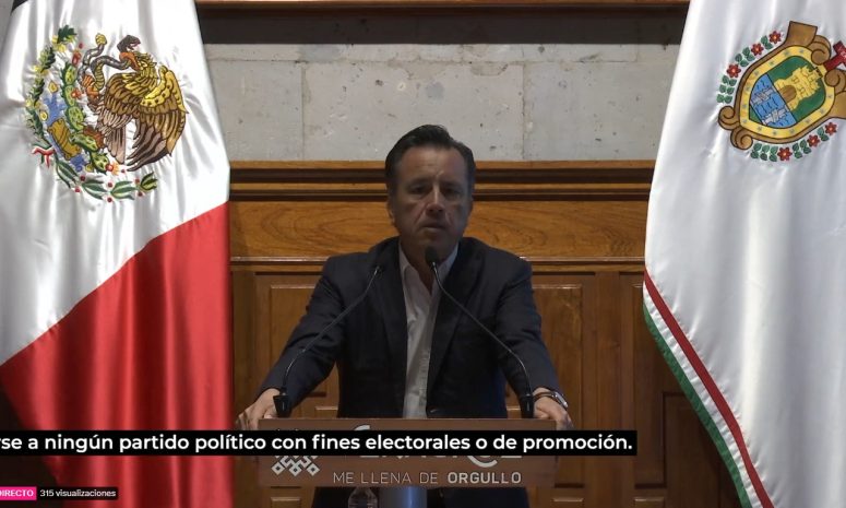 Reitera Cuitláhuac compromiso de no intervenir en elecciones