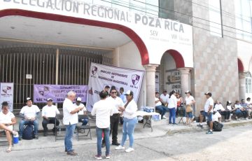 Toman instalaciones de SEV en Poza Rica - Quadratín Veracruz