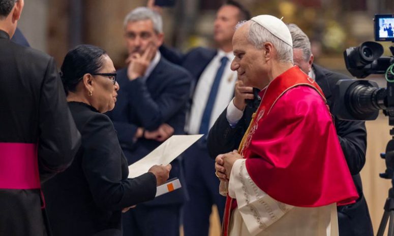 Papa León XIV envió saludos a Sheinbaum y a México: Rosa Icela