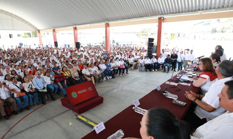 Evalúan avances educativos, Gobierno de Veracruz y comunidad escolar