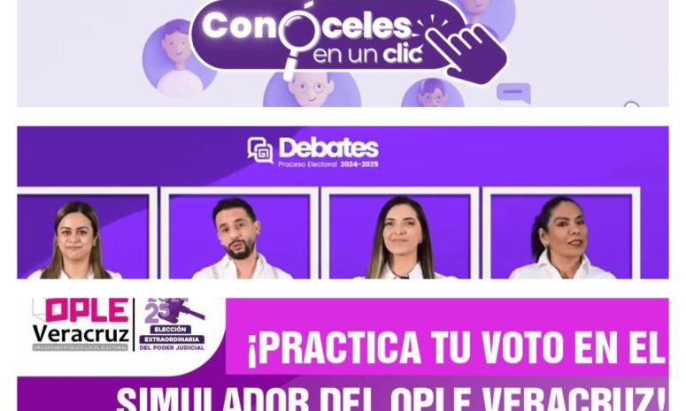 Invita OPLE Veracruz a conocer herramientas para un voto informado