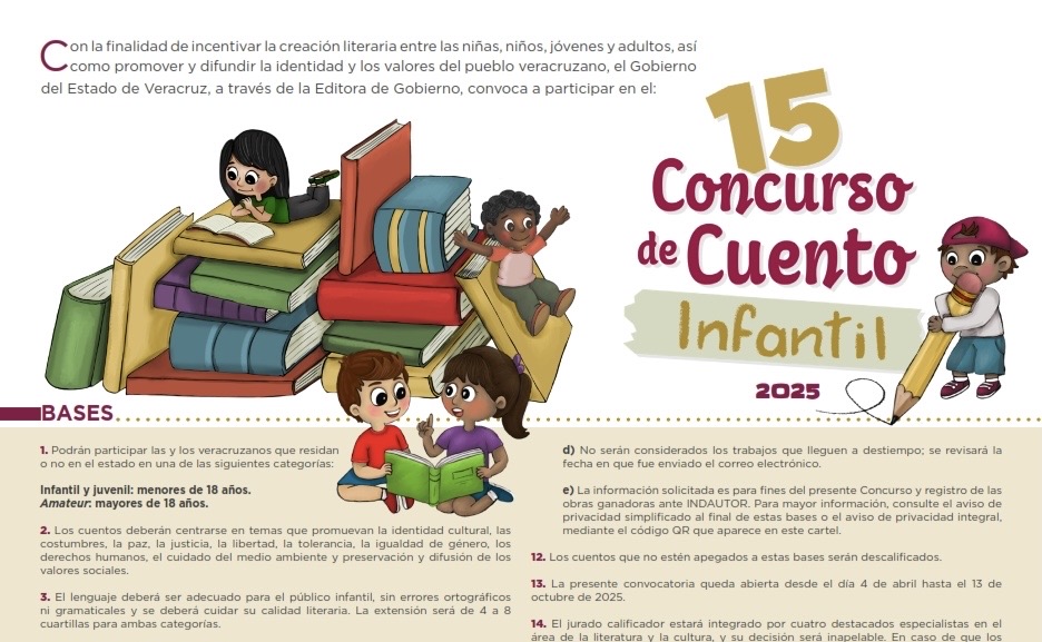 Invita Segob a participar en el 15 Concurso de Cuento Infantil ...