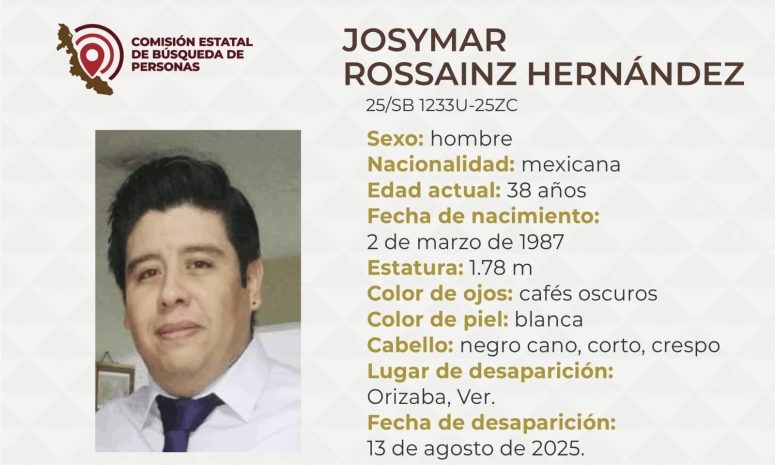 Hallan sin vida a médico reportado como desaparecido en Orizaba 