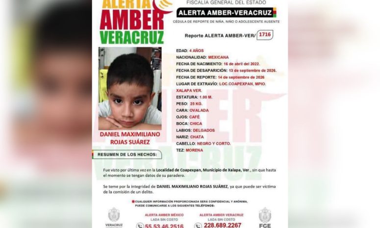 Localizan sin vida a menor desaparecido en Xalapa; hay 3 detenidos