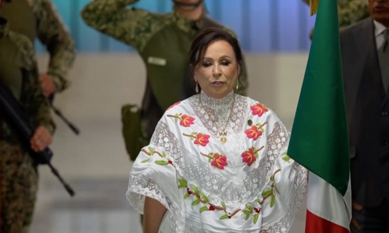 Conmemora Rocío Nahle el Grito de Independencia en Veracruz