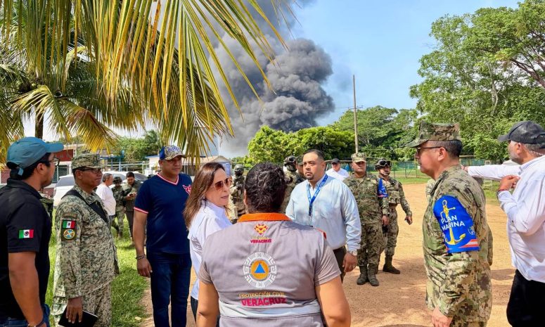 Supervisa Rocío Nahle labores de atención en Jáltipan