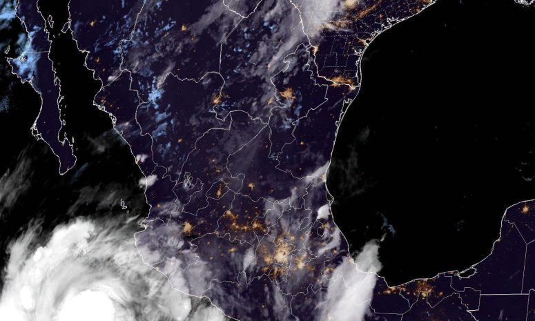 Probabilidad de lluvias moderadas a fuertes en zonas montañosas: PC