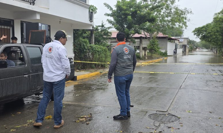 Coordina SPC atención a afectaciones por lluvias