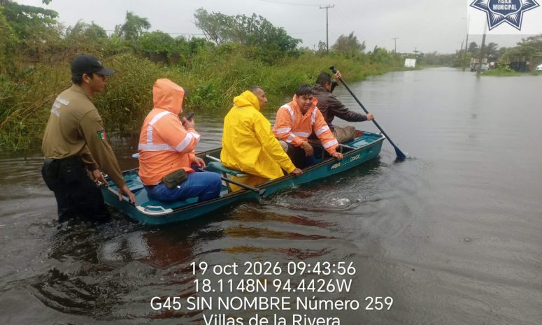 Continúan las afectaciones en sectores de Coatzacoalcos