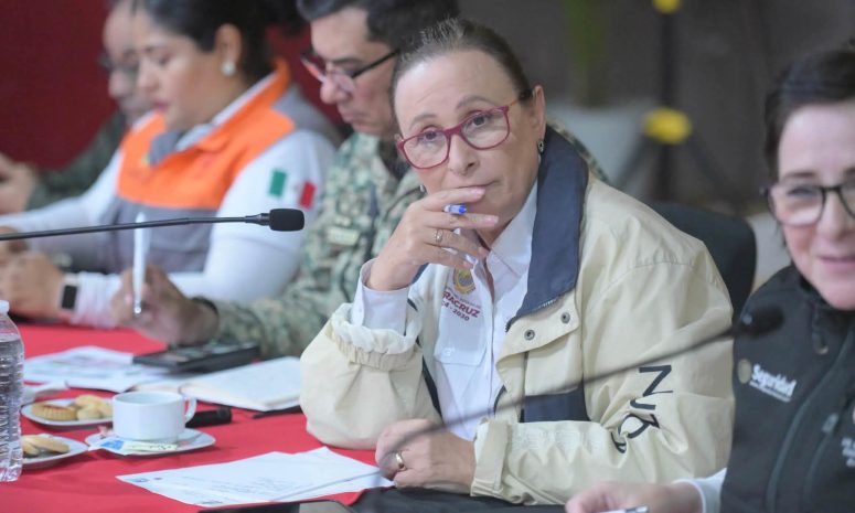 Pide Rocío Nahle a población en riesgo por lluvias acudir a alberges